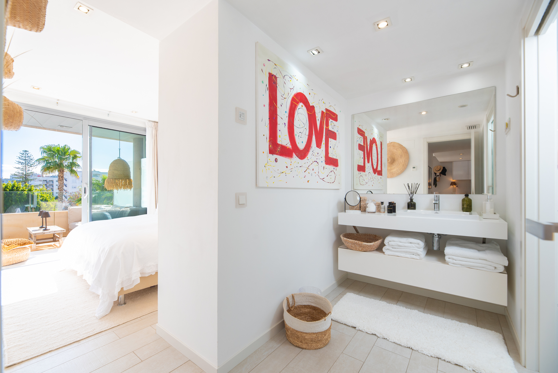 Resa Estates apartment for sale in Ibiza marina botafoch modern bedroom ensuite .jpg